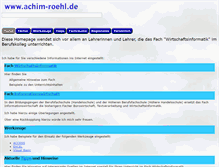 Tablet Screenshot of achim-roehl.de